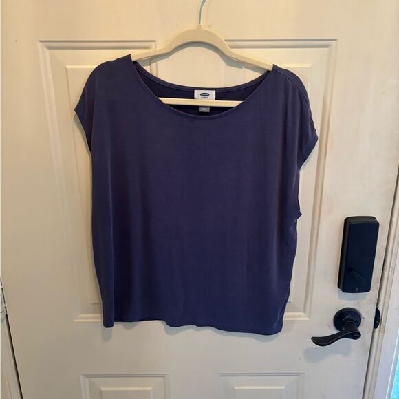 Old Navy Blue Dolman Sleeve T-Shirt - Picture 2 of 4